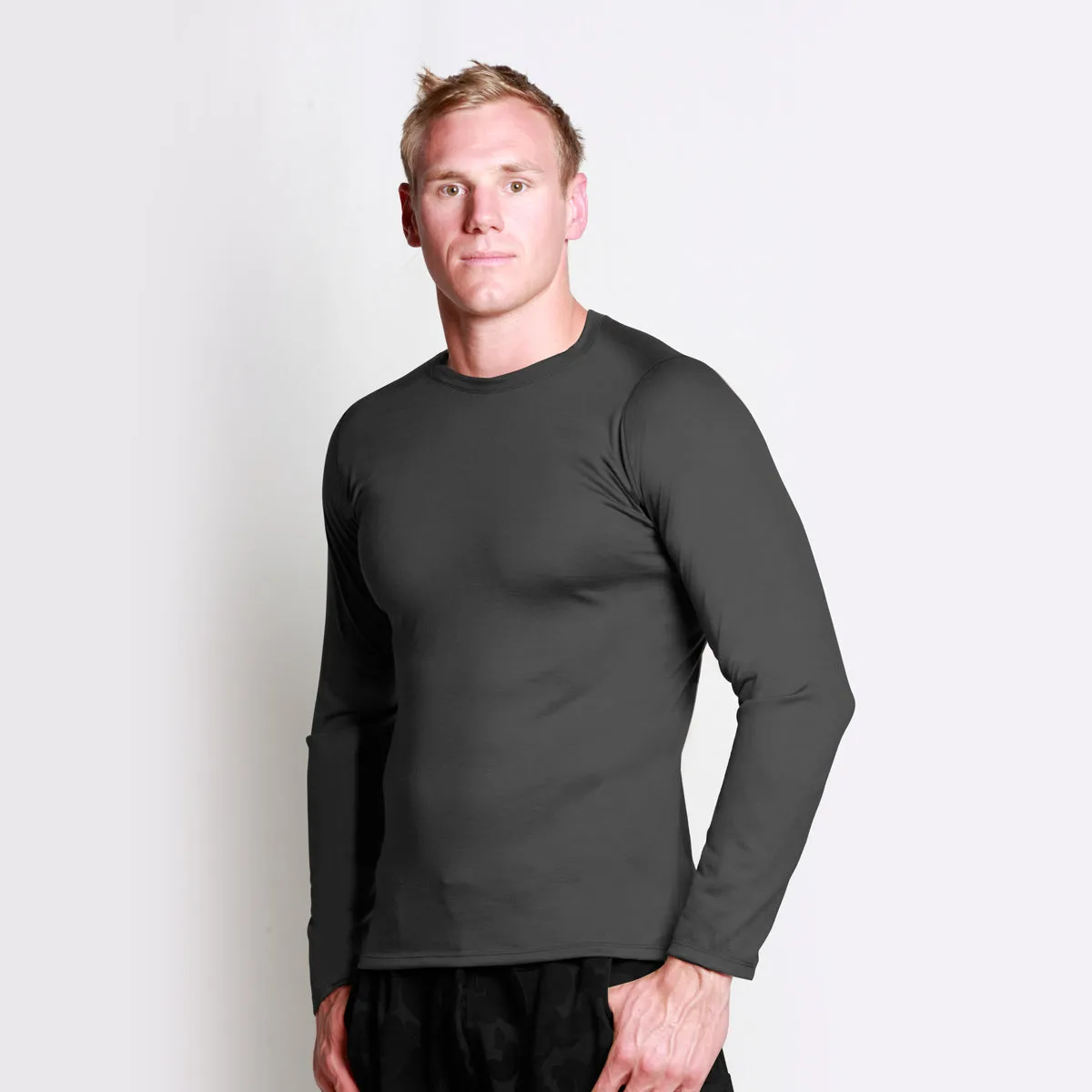 #111 Long Sleeve Crew Neck Merino T-Shirt 175gsm