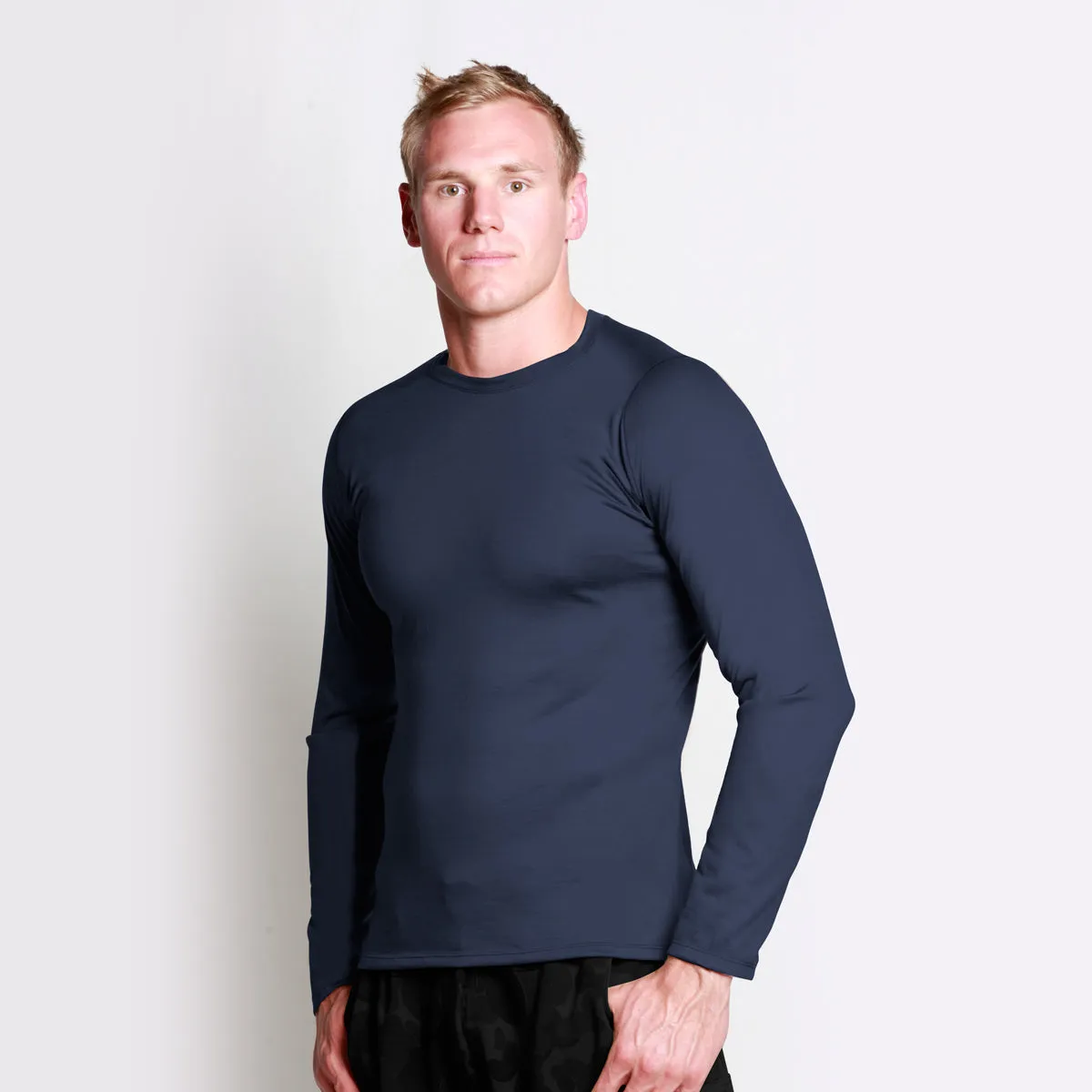 #111 Long Sleeve Crew Neck Merino T-Shirt 175gsm