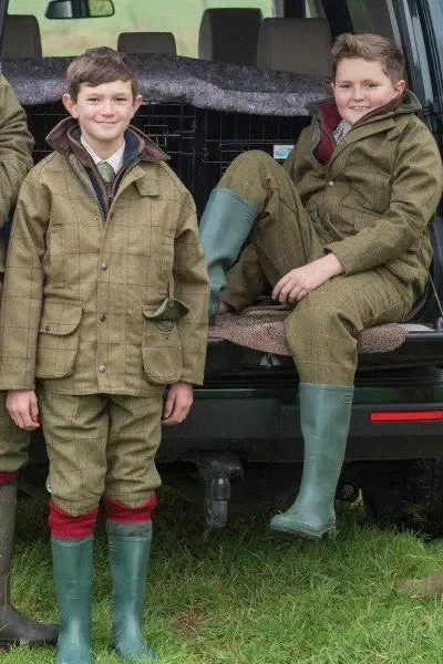 ALAN PAINE Rutland Breeks - Kids Tweed - Lichen