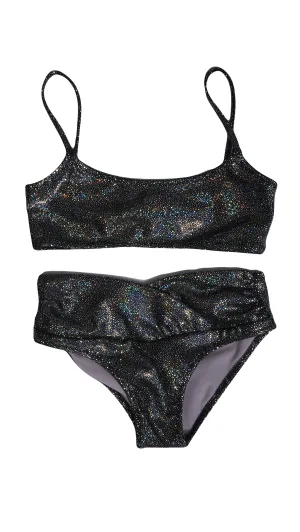 Amelie Black Glitter Bikini