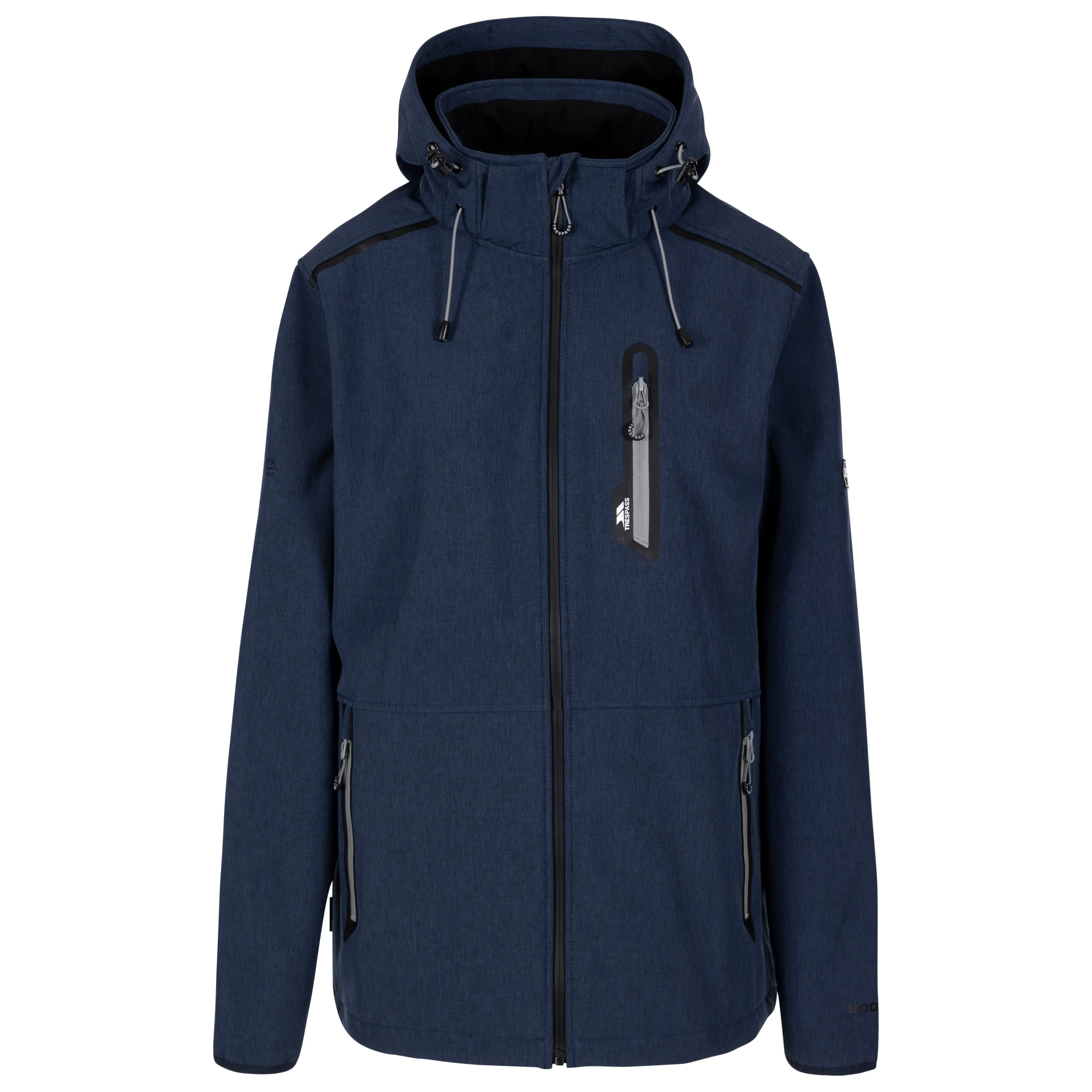 Anak Men's Breathable Softshell Jacket in Navy Marl