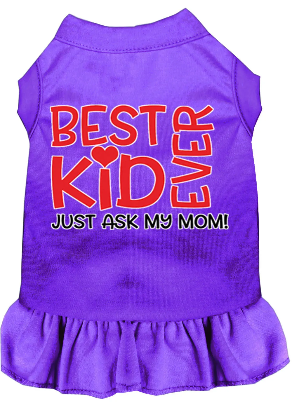 Ask My Mom Screen Print Dog Dress Purple Xl (16)