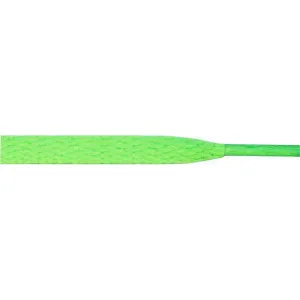 Athletic Flat 5/16" - Neon Green (12 Pair Pack) Shoelaces