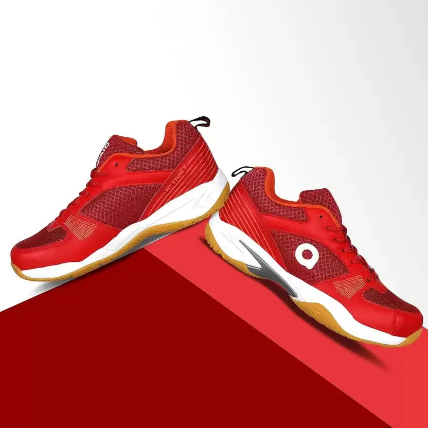 Attract Badminton Shoes For Men (Red)