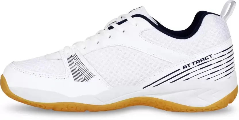 Attract Badminton Shoes For Men (White)