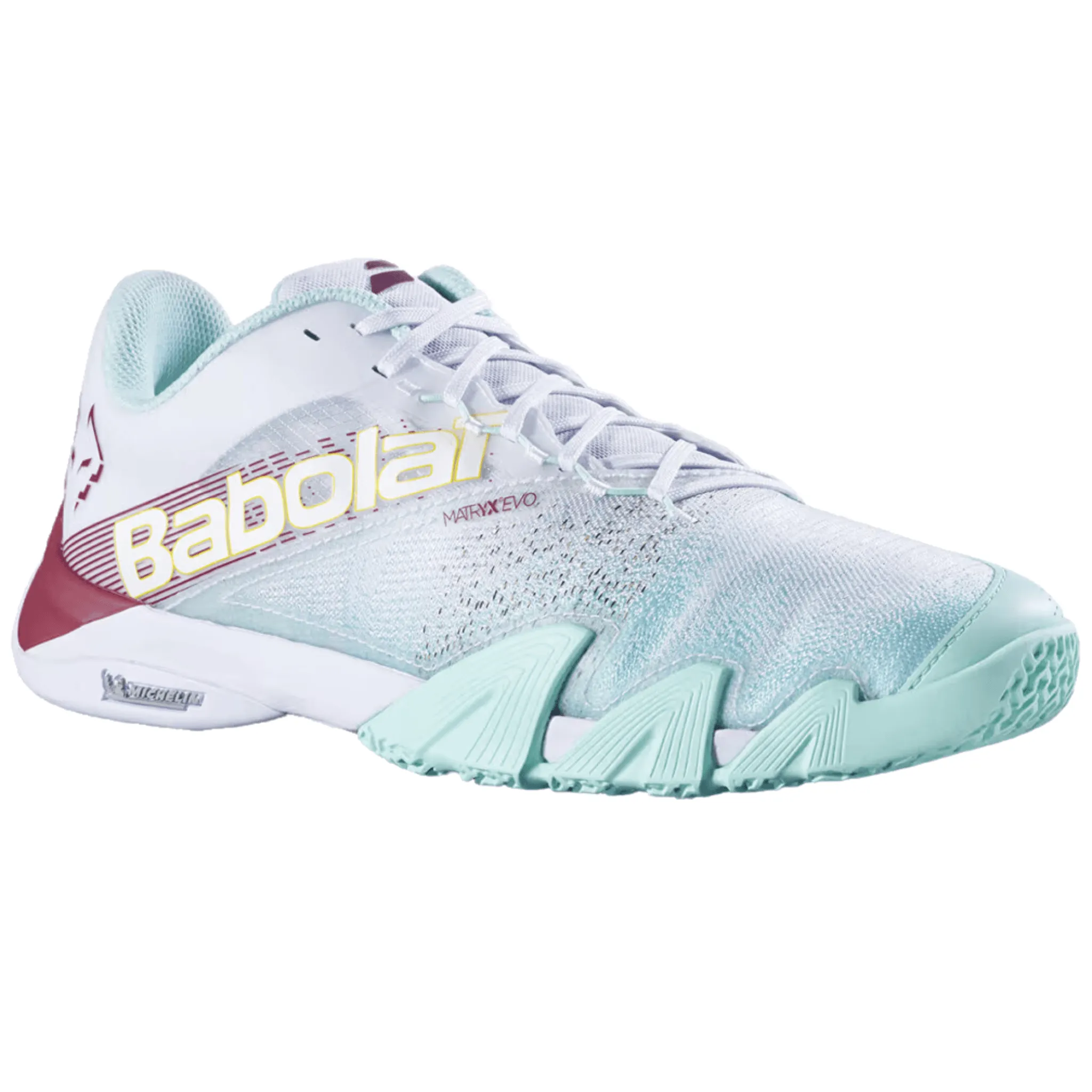 Babolat Jet Premura 2 Men's Padel Shoes in White and Red-2024 Lebron Edition