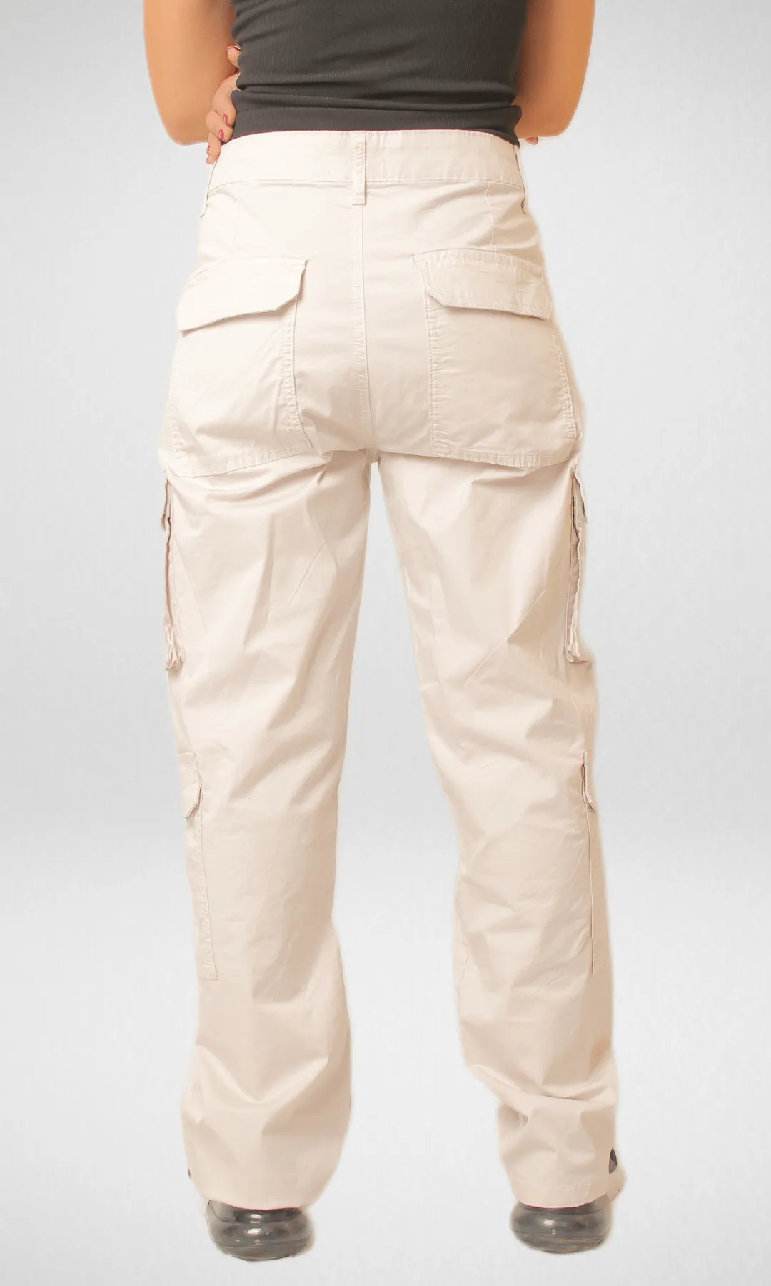 Bershka Cargo Pants 2023 - Beige