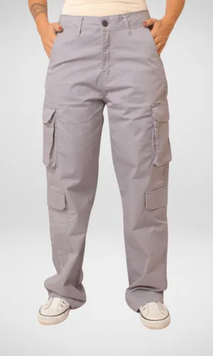 Bershka Cargo Pants 2023 - Grey