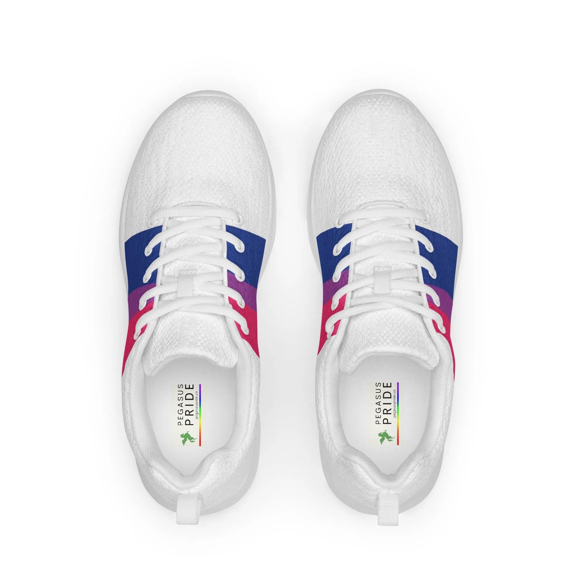 Bisexual Bi Pride Flag Women’s Athletic Shoes