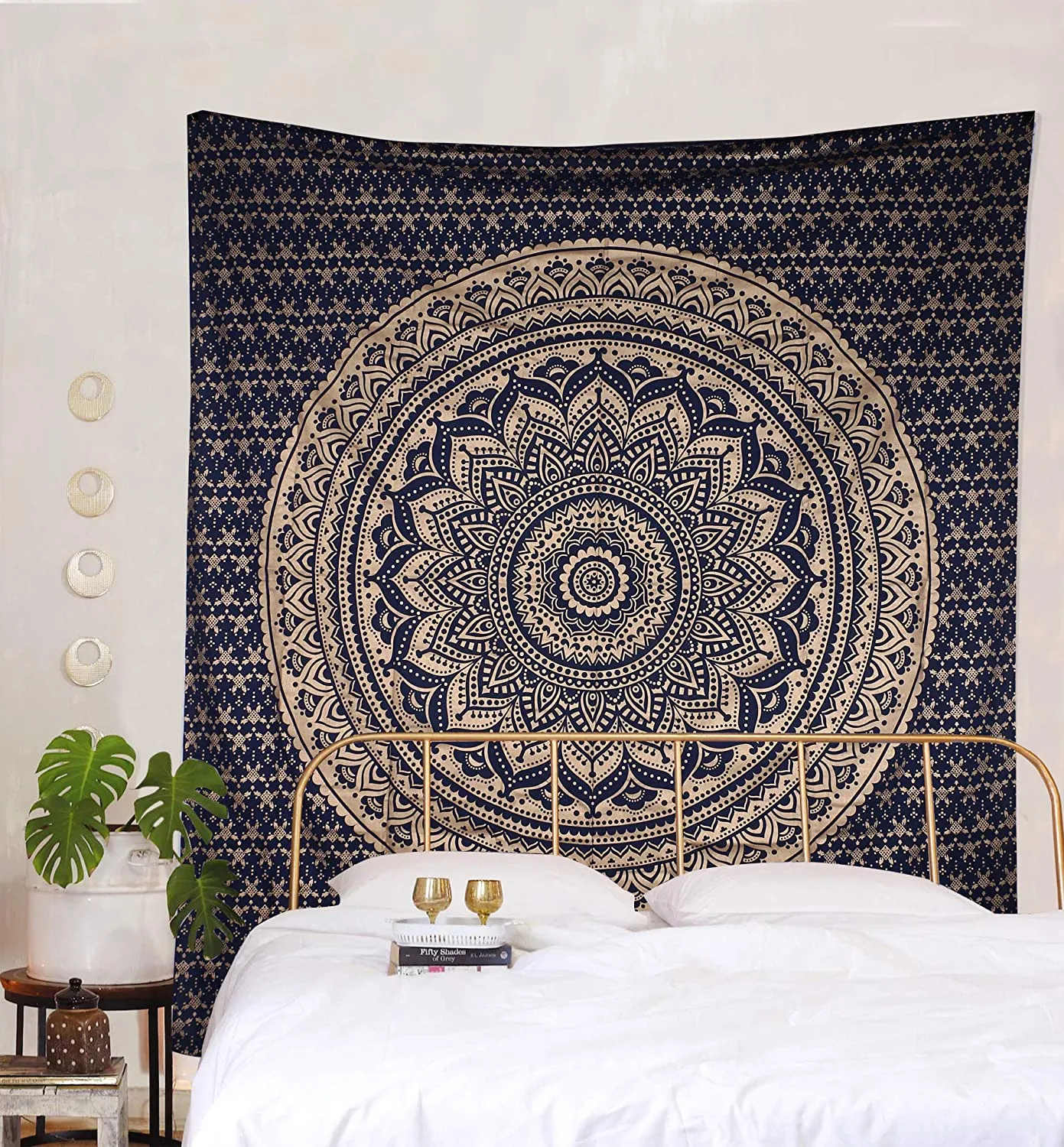 Black Gold Tapestry