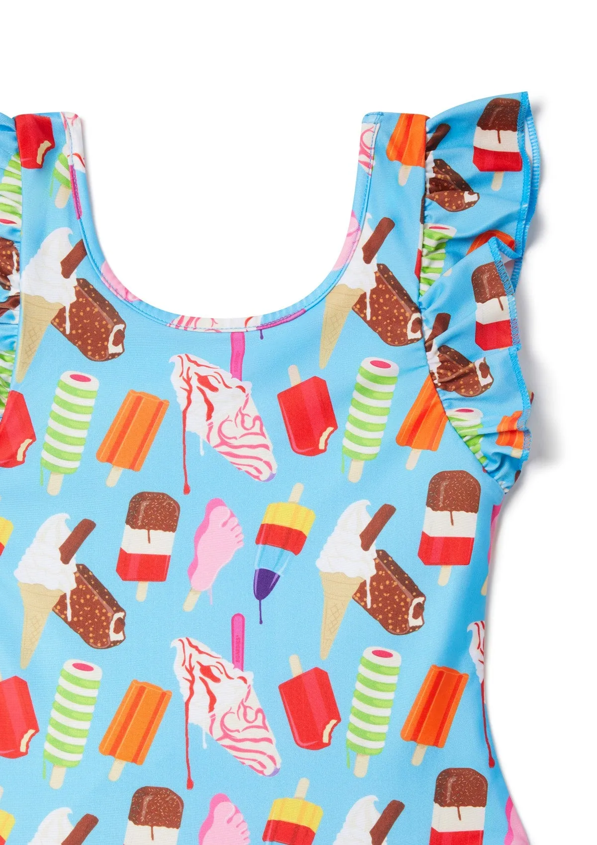 Boardies Girls Ice Creams Ruffle Swimsuit