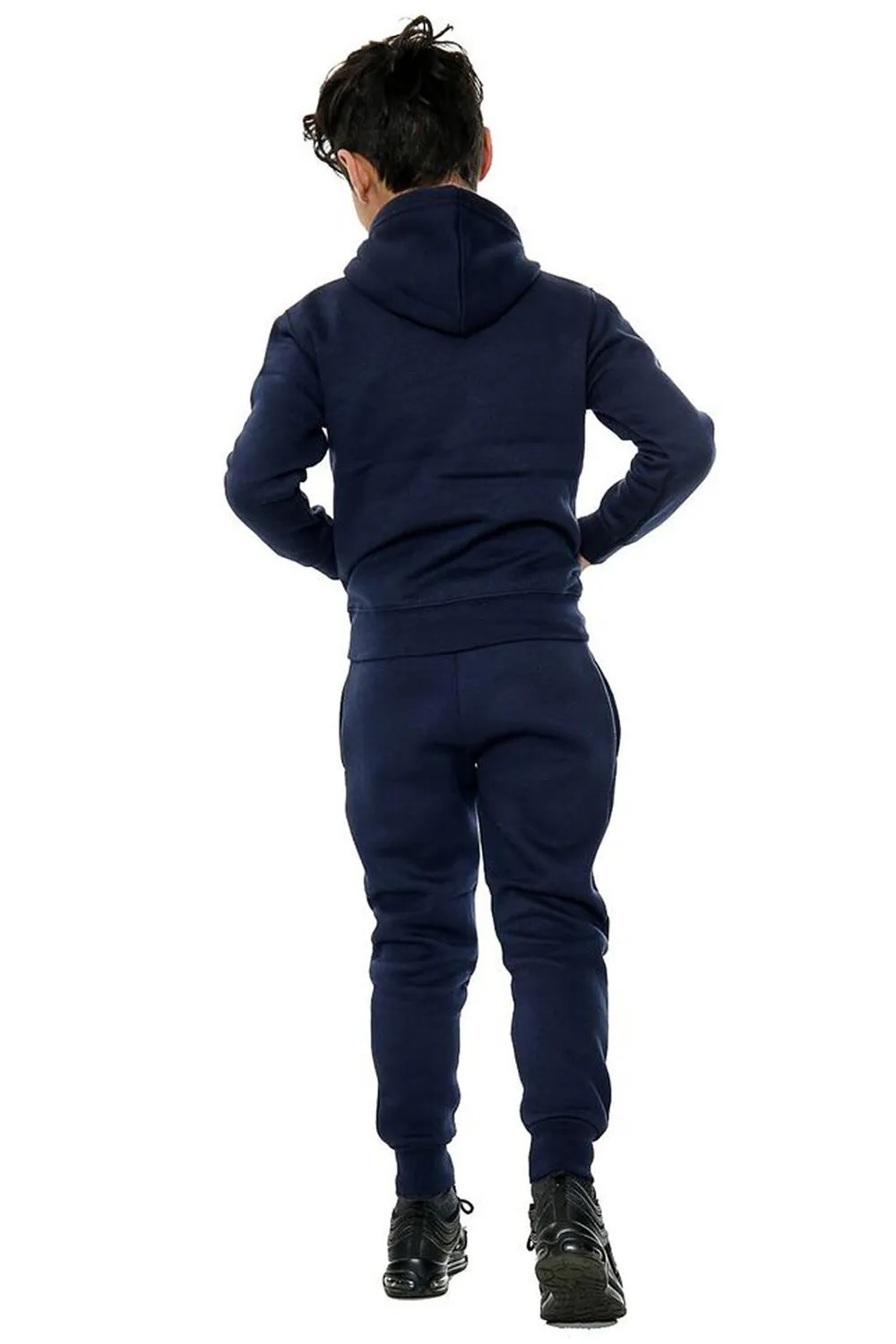 Boys Plain Hooded Tracksuit