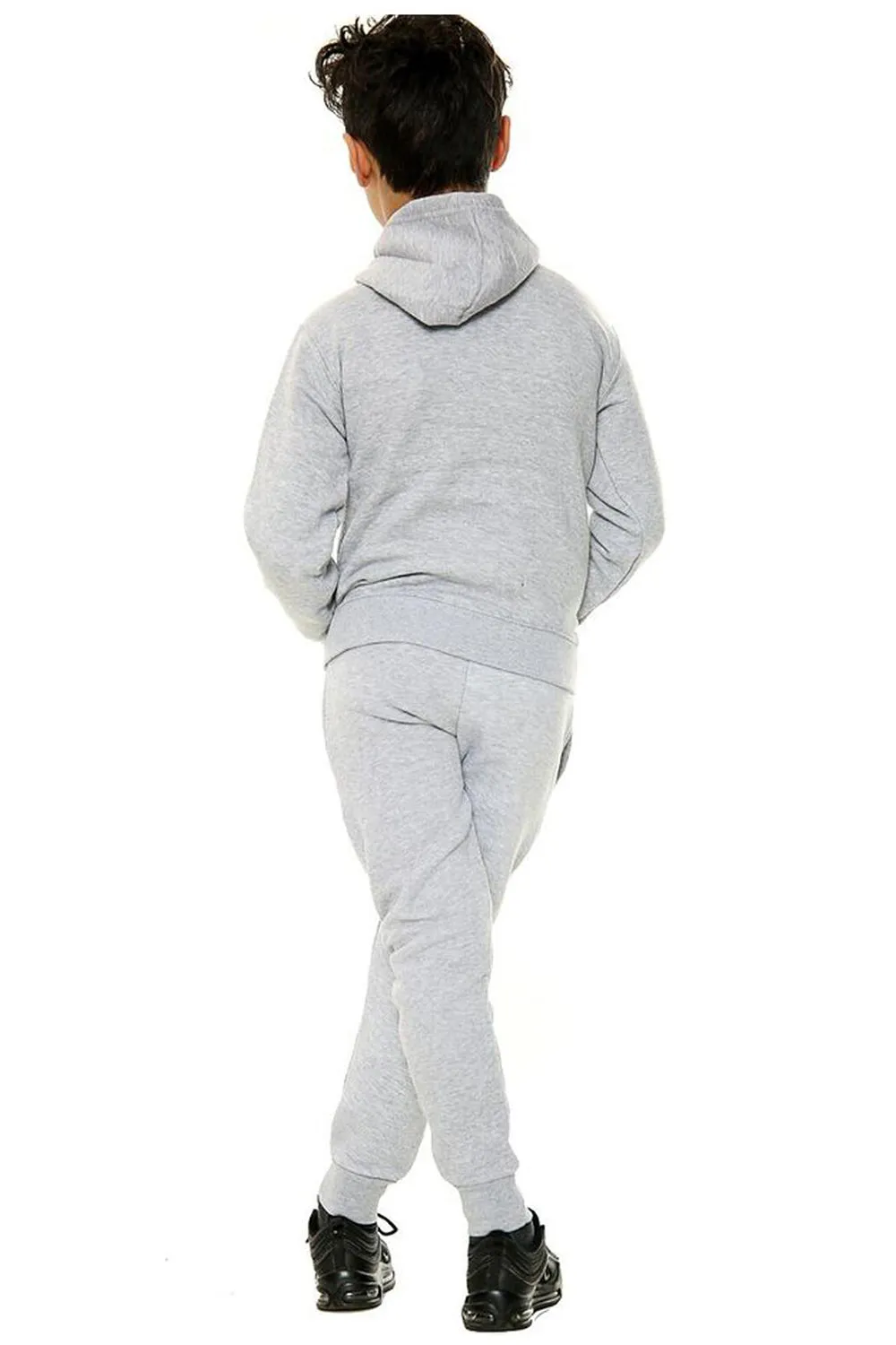 Boys Plain Hooded Tracksuit