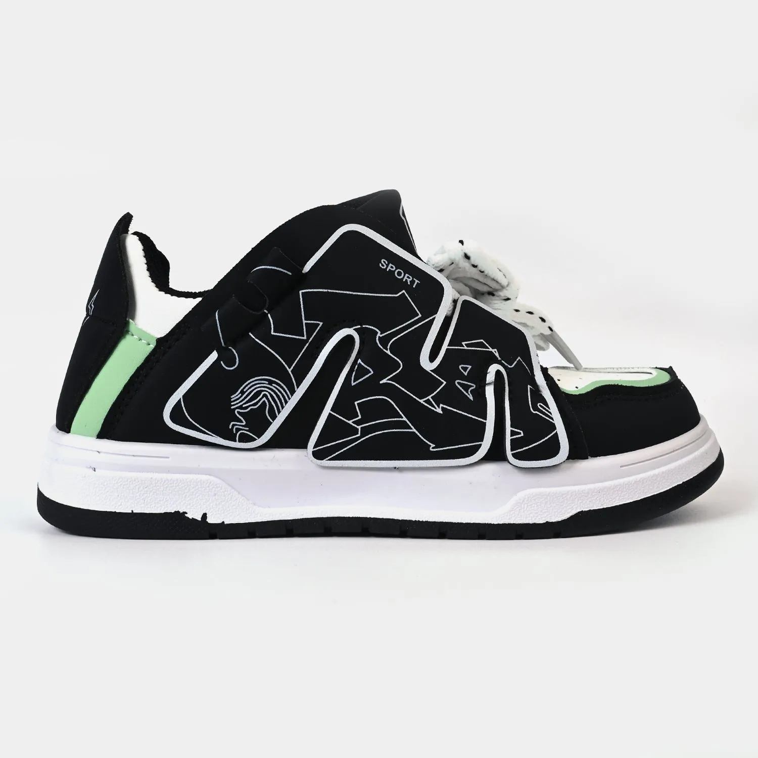 Boys Sneakers 1220-1-BLACK