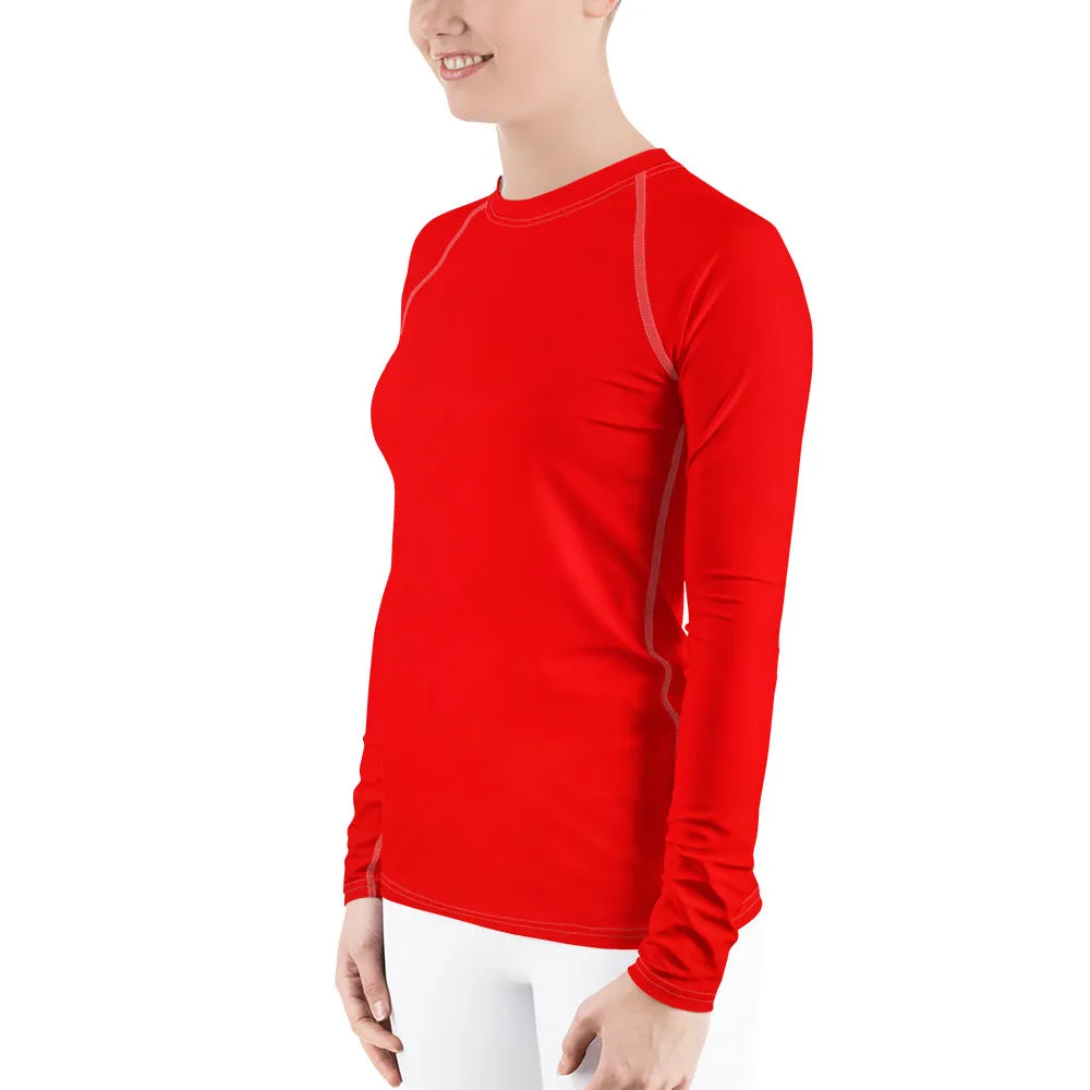 Breath of Fire Orange Long Sleeve Tops