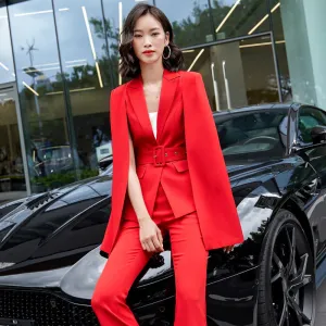 Cloak Suit Female Fashion Two-piece Suit