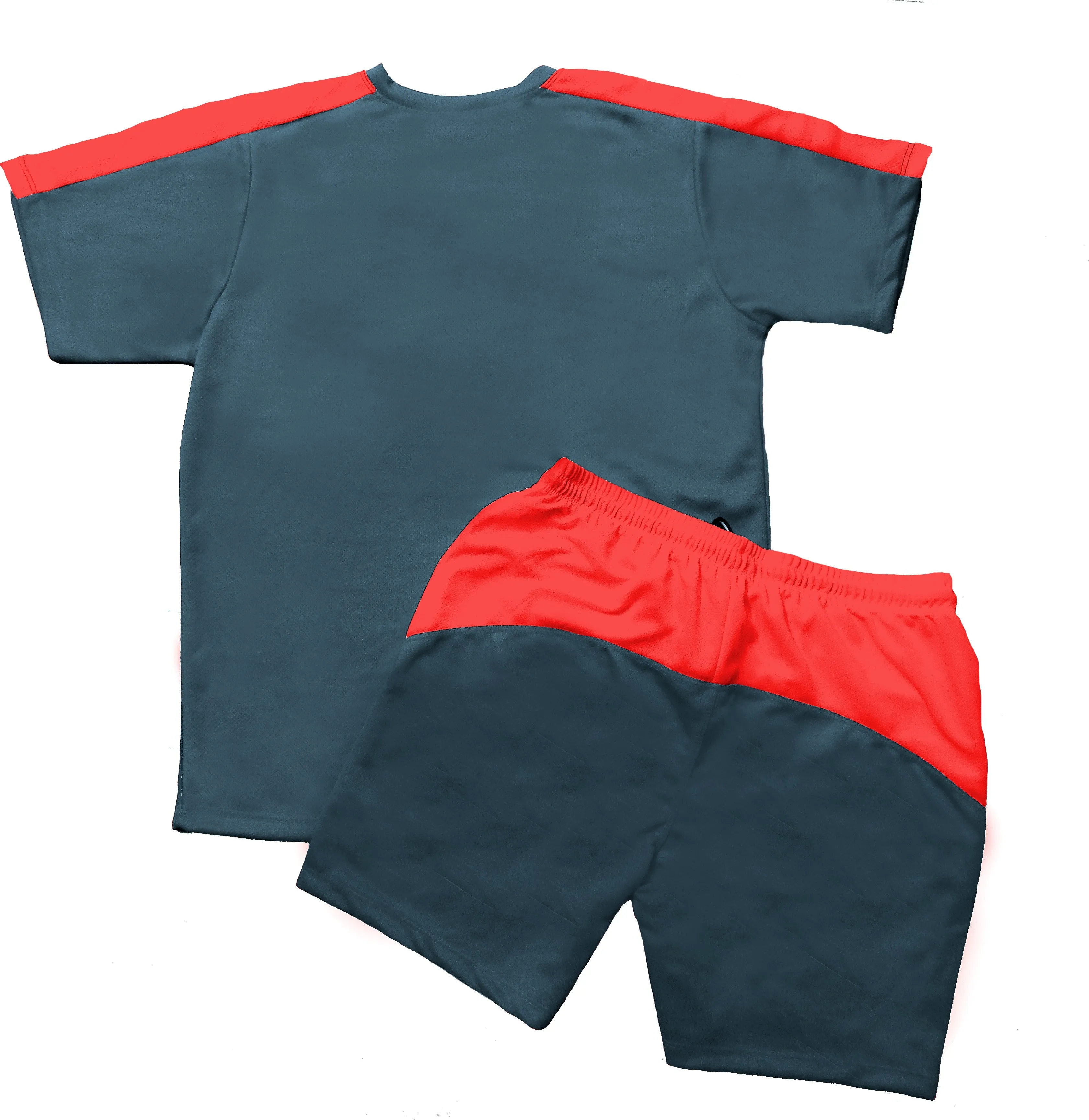 Colorblock Men Co-ord Set(Dark Blue)