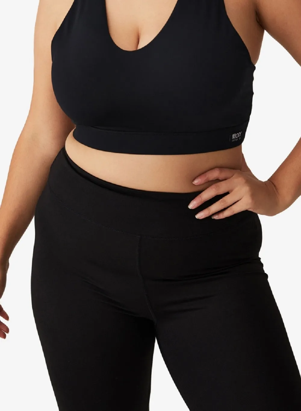 COTTON ON Women's Active Ultimate Workout Crop Top Black