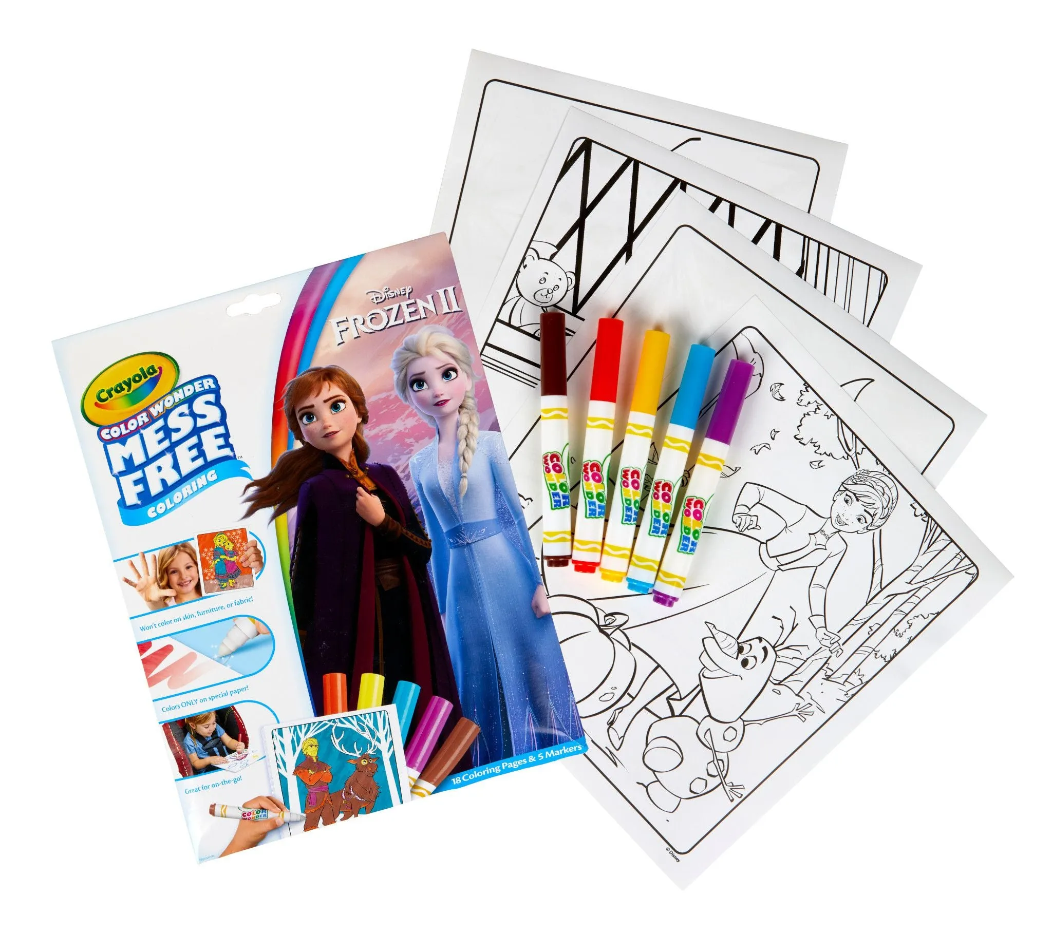 CRAYOLA COLOR WONDER MESS FREE DISNEY FROZEN II