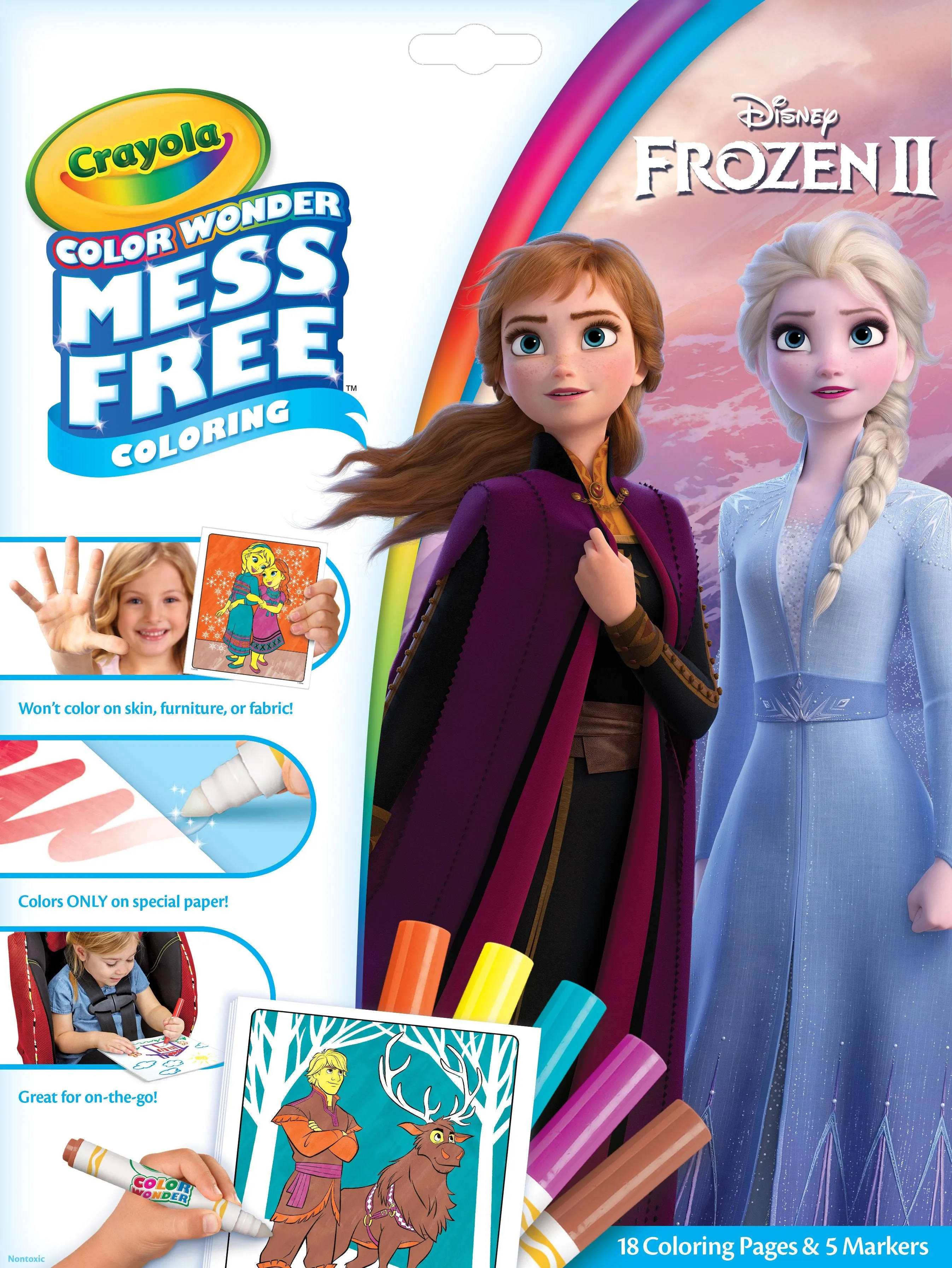 CRAYOLA COLOR WONDER MESS FREE DISNEY FROZEN II