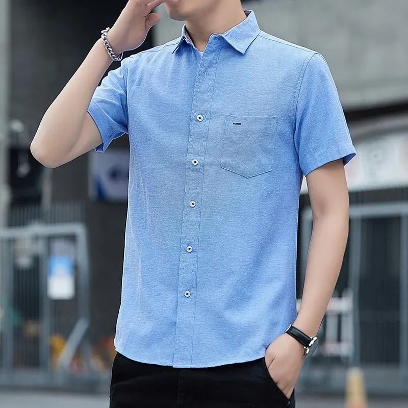 Elasticity Casual Short Sleeve Shirt