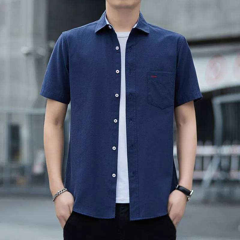 Elasticity Casual Short Sleeve Shirt