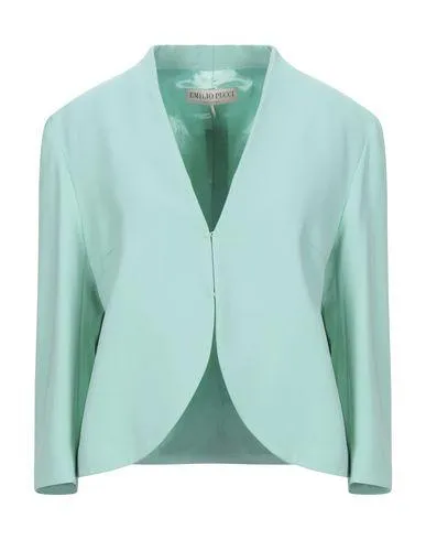 Emilio Pucci Women Blazer Turquoise 10 UK