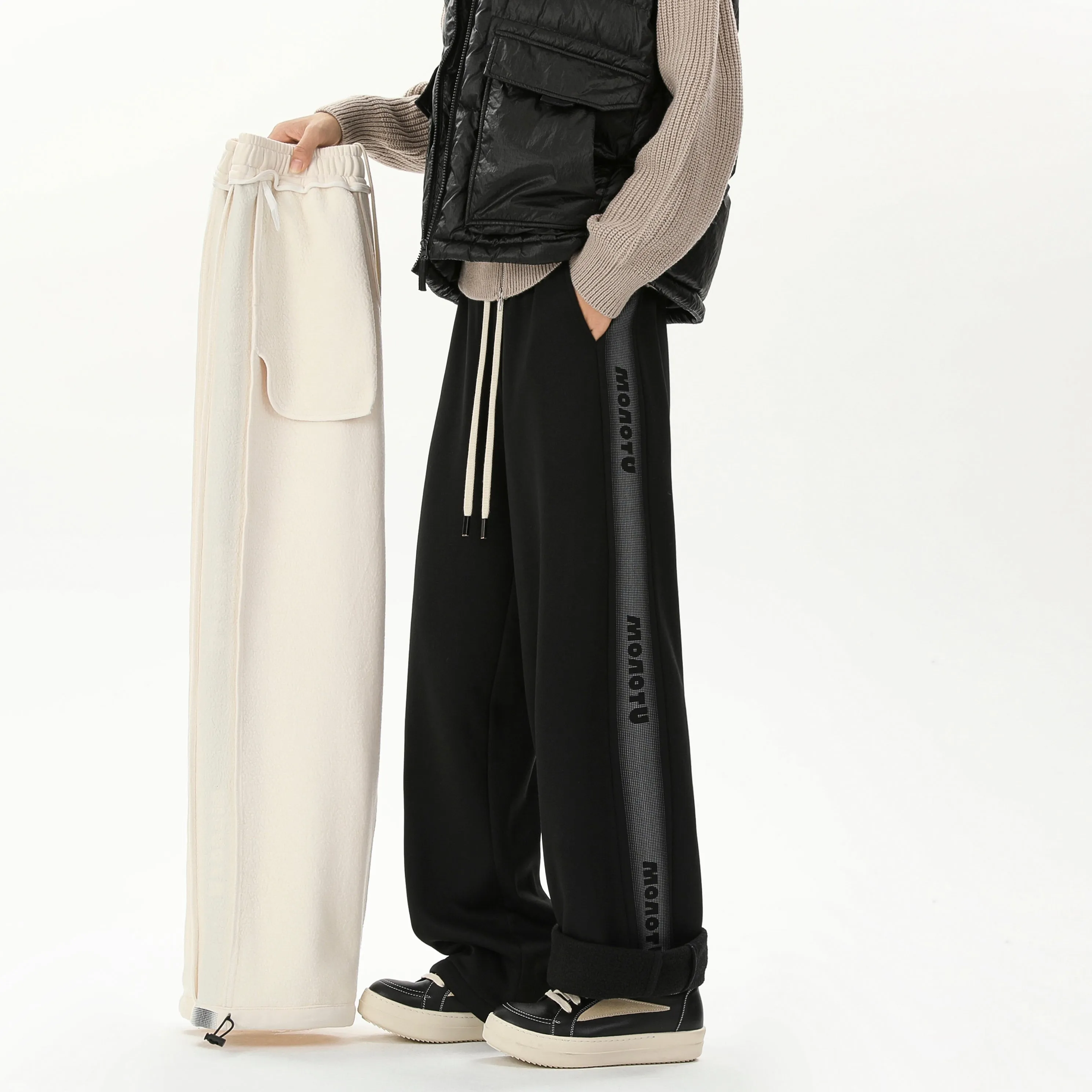 Faire Echo Retro Straight-Leg Casual Pants