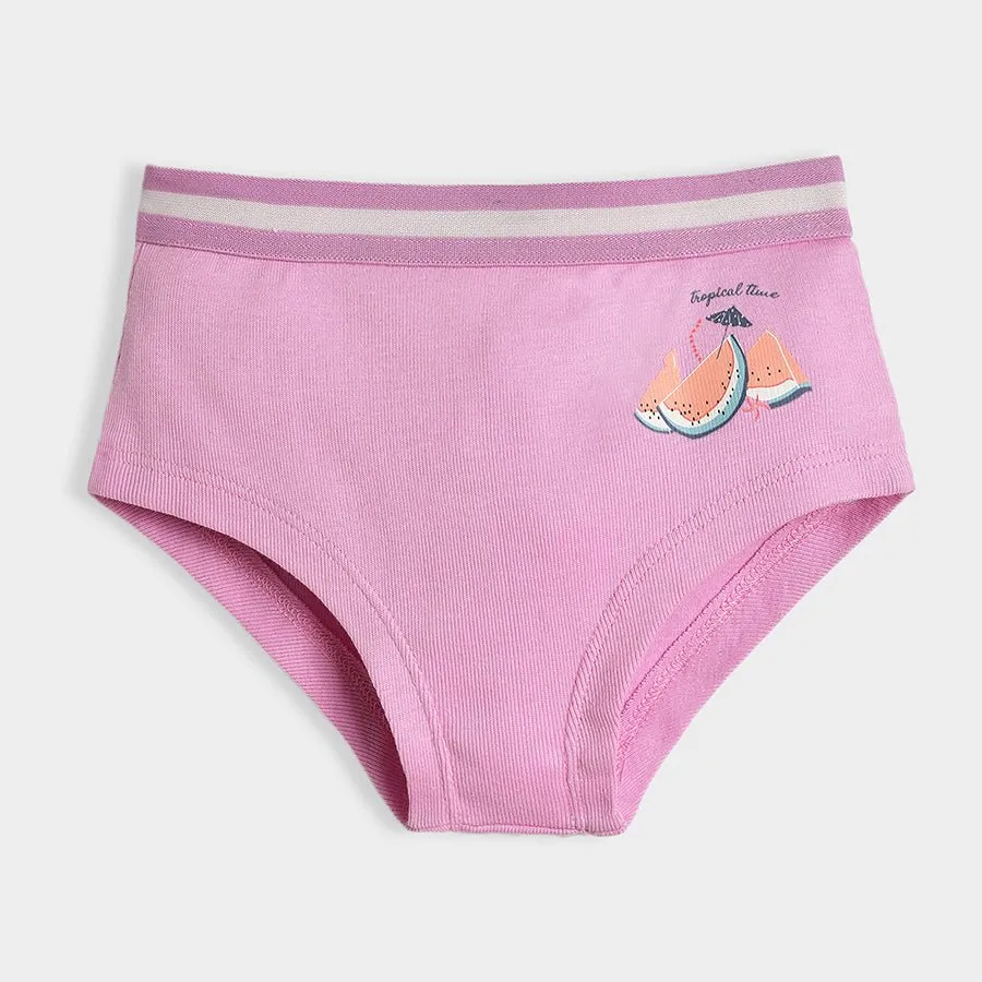 Fruits Tropical Rib Multicolor Panty Pack of 3