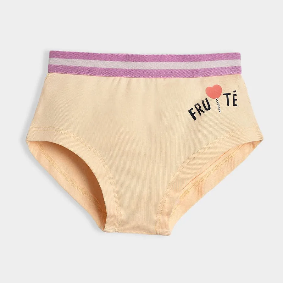 Fruits Tropical Rib Multicolor Panty Pack of 3