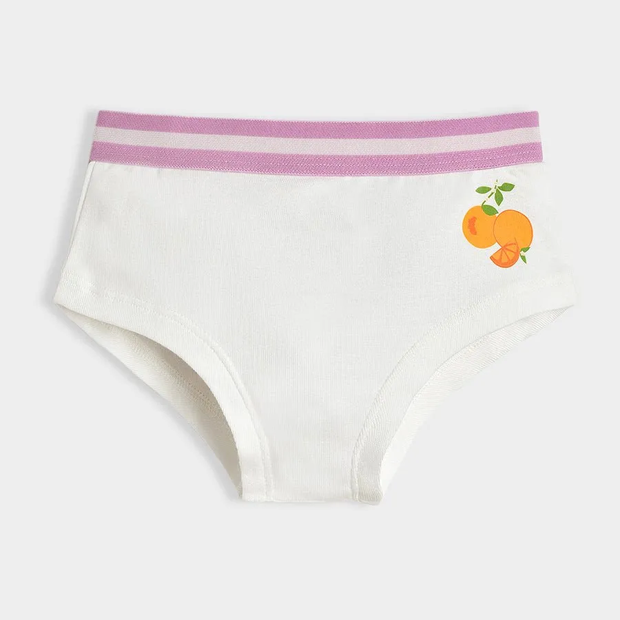 Fruits Tropical Rib Multicolor Panty Pack of 3