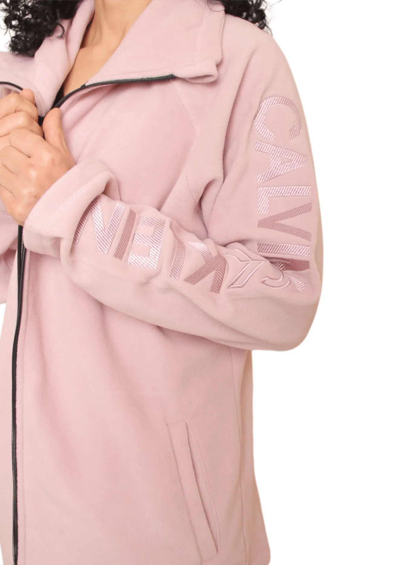 Full Zipper Jacket - CK -  Pink