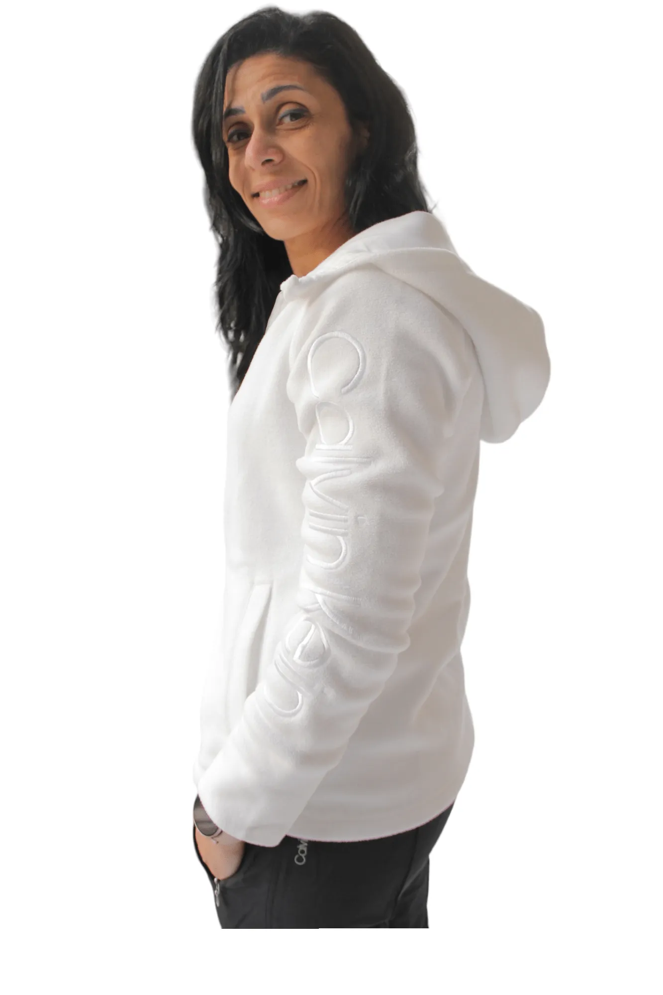 Full Zipper Jacket - CK -  White