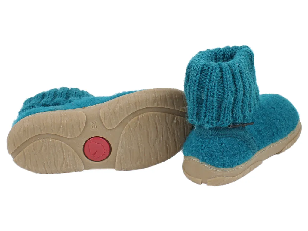 Haflinger Children's slippers Toni Petrol