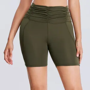 High-Waisted Quick-Drying Yoga Tight-Fitting Sports Fitness Running Sports Shorts