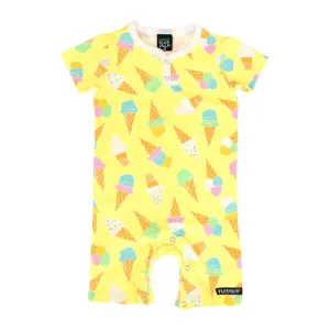 Ice Cream Summer Suit in Maize - 1 Left Size 6-9 months