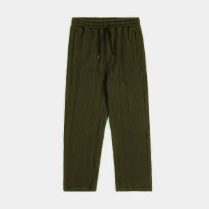 Jacquard Knit Pants Mens Pants (Olive)