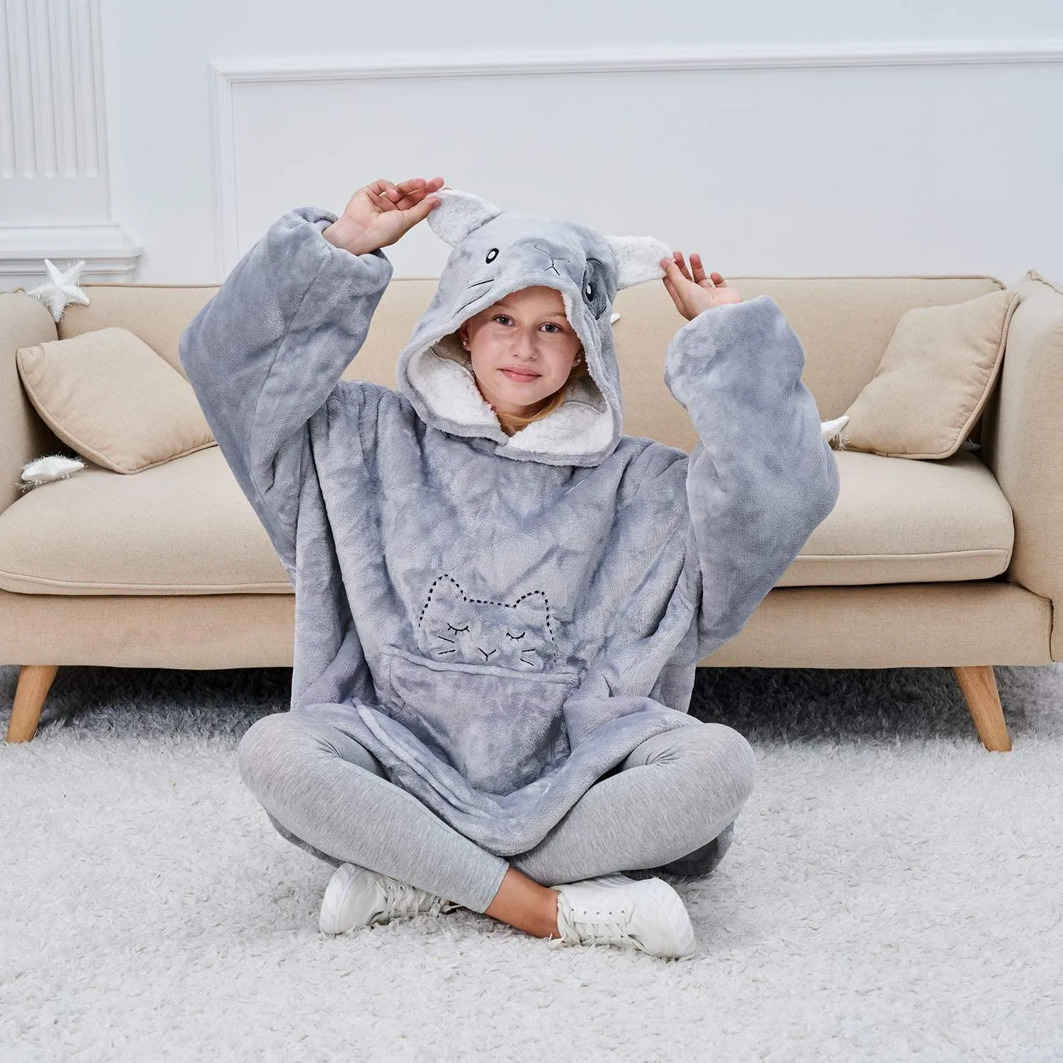 Kids Blanket Hoodie 3 Pack