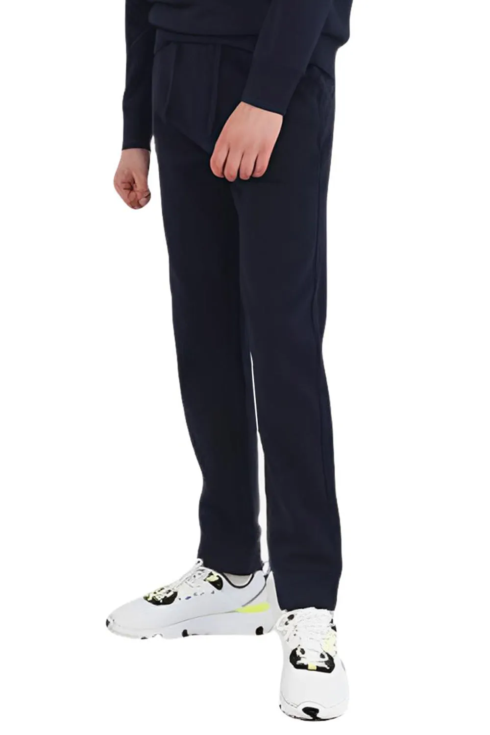 Kids Warm Plain Fleece Joggers