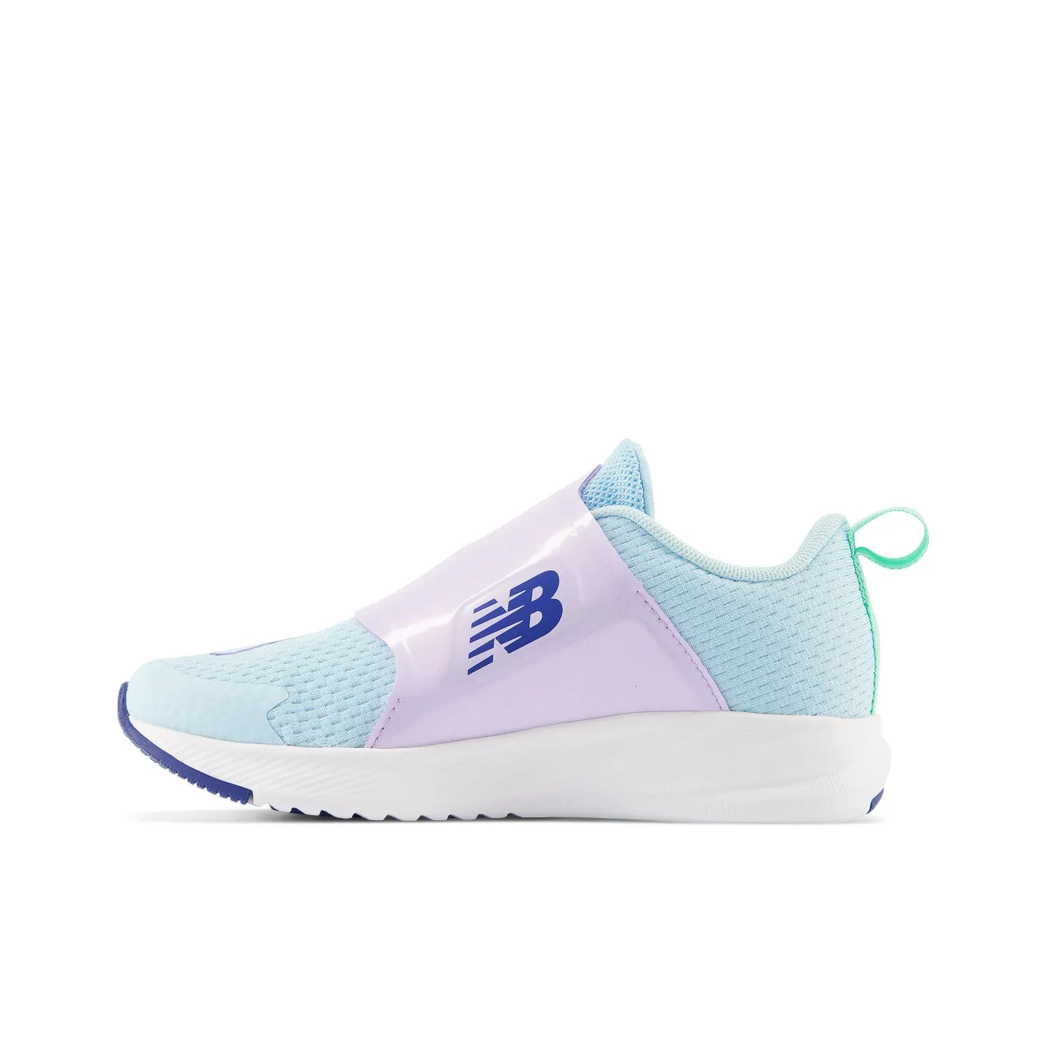 Little Kid's New Balance FuelCore Reveal v3 BOA Color: Blue with Cyber Lilac and Blue Groove (MEDIUM/WIDE WIDTH)