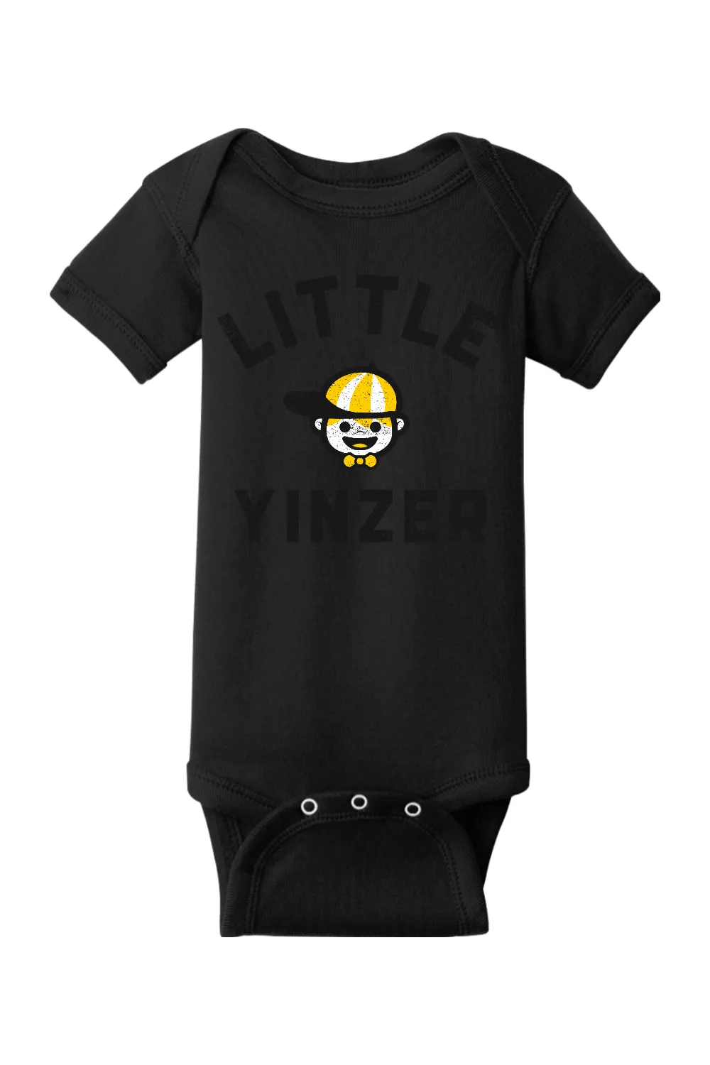 Little Yinzer - Infant Short Sleeve Baby Rib Bodysuit