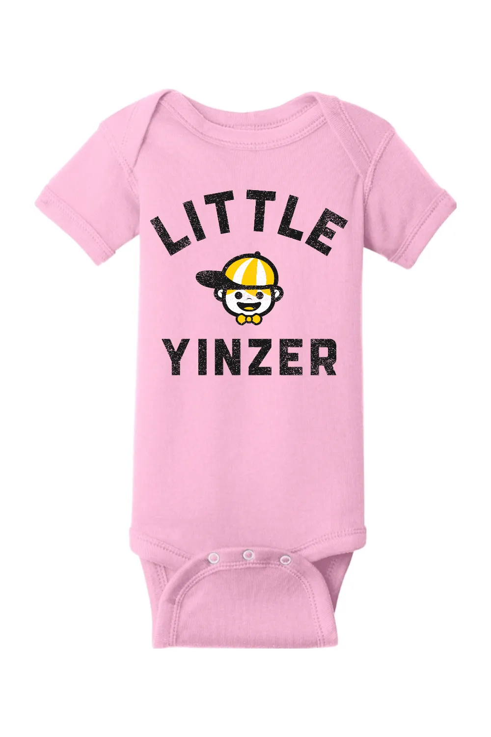 Little Yinzer - Infant Short Sleeve Baby Rib Bodysuit