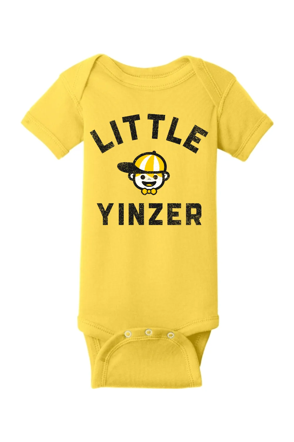 Little Yinzer - Infant Short Sleeve Baby Rib Bodysuit