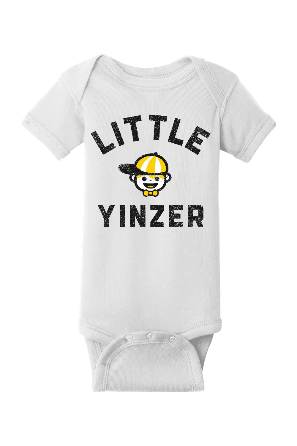 Little Yinzer - Infant Short Sleeve Baby Rib Bodysuit