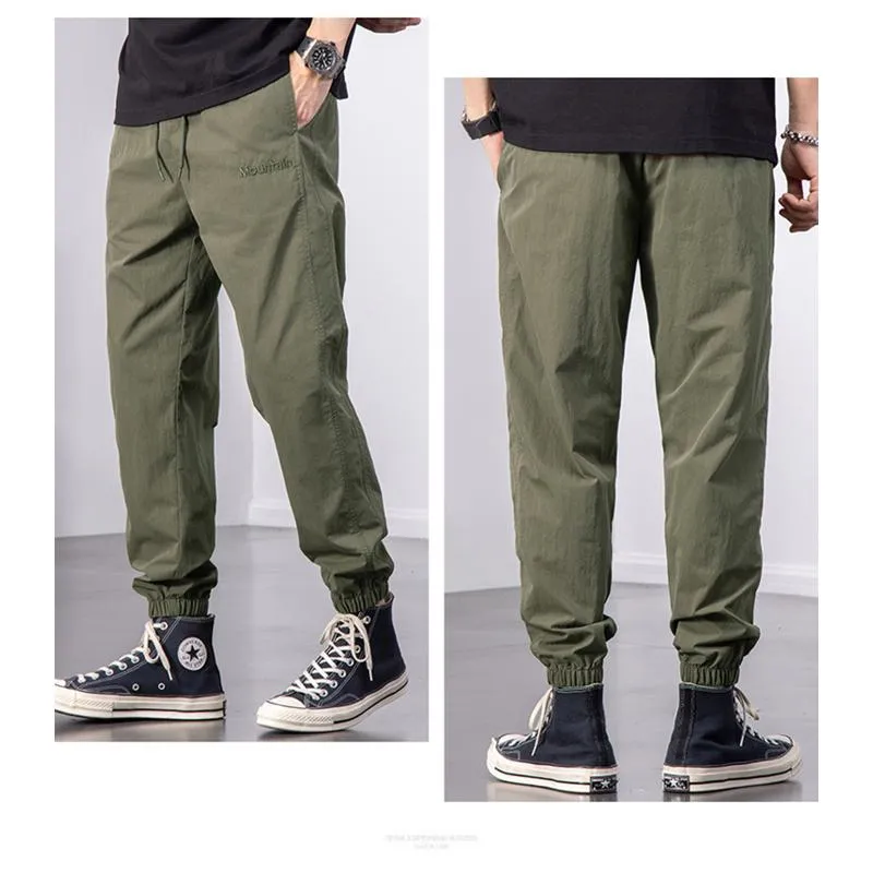 Loose Fit Tapered High Quality Versatile Elasticity Pants