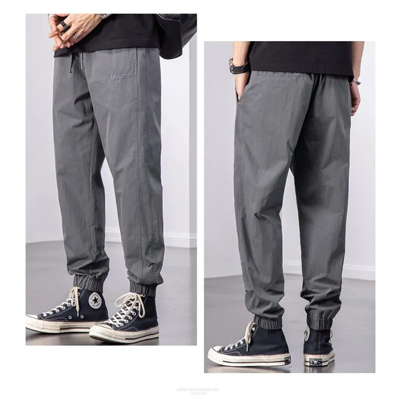 Loose Fit Tapered High Quality Versatile Elasticity Pants