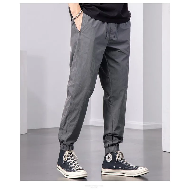 Loose Fit Tapered High Quality Versatile Elasticity Pants