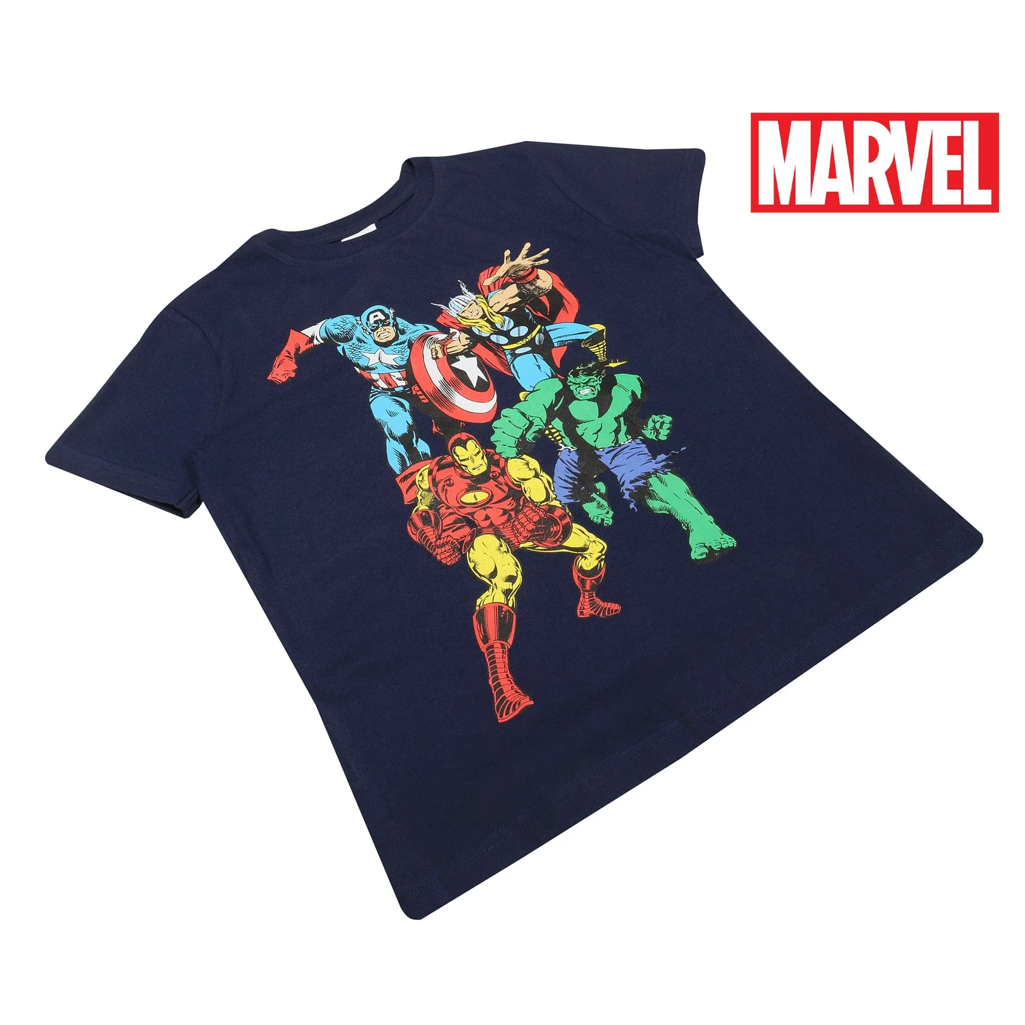 Marvel Comics Kids Navy T-Shirt