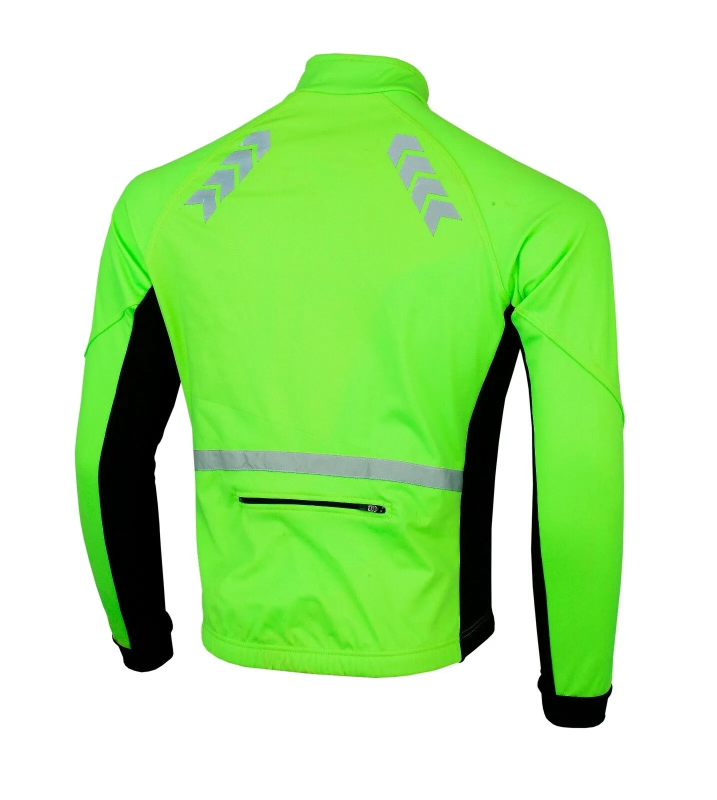 Men Cycling Jacket Long Sleeve Softshell Winter Thermal Fleece Activewear Jacket