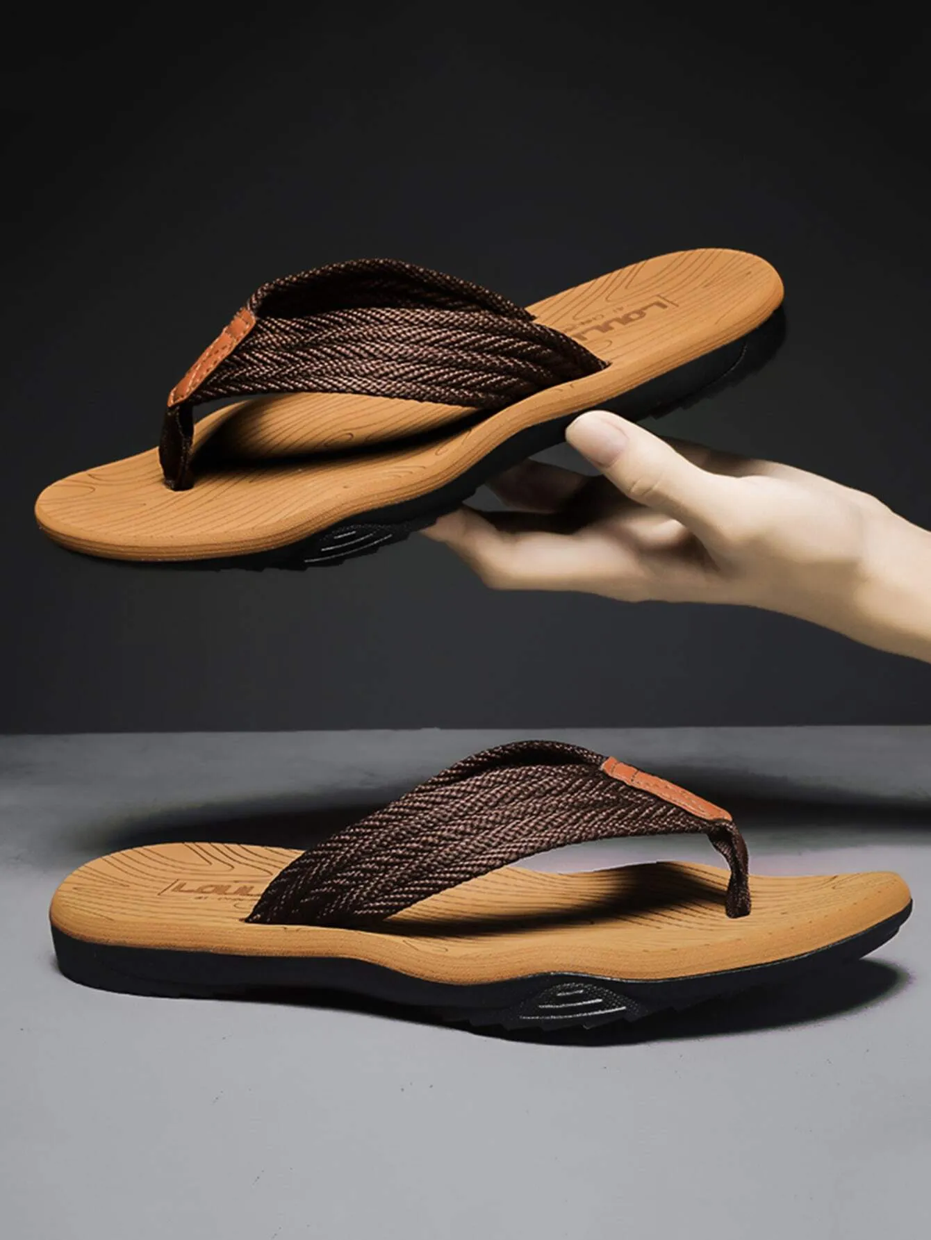 Men's Summer Slipper, Fashionable Anti-Slip Outdoor Soft Bottom Thick-Soled Clip Toe Slipper For Men